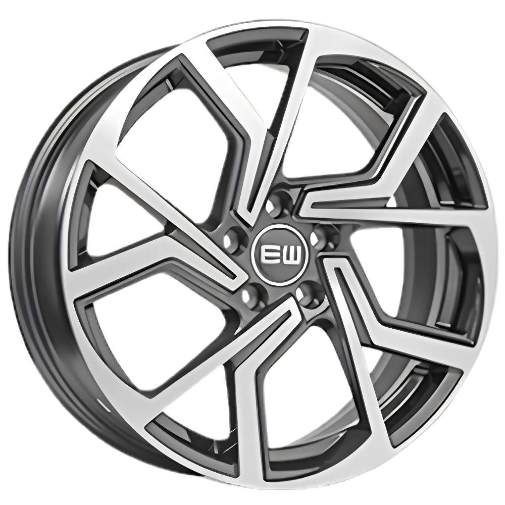 Elite 17 inç 5*100 ET40 Metalik Gri Jant Takımı (J-1872)