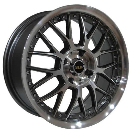 SLK 15 inç 4*100 ET35 Siyah Jant Takımı (J-3387)