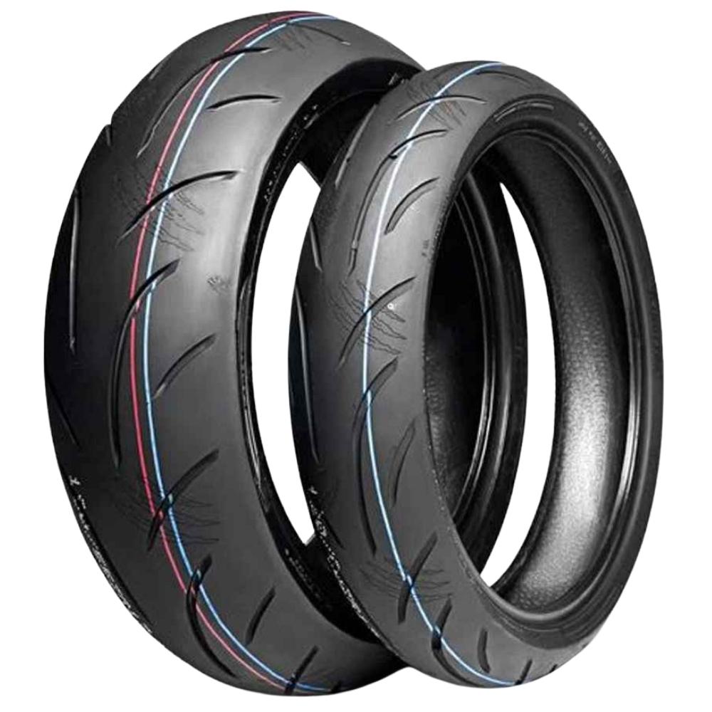 KingTyre K97 100/90ZR18 ve 130/70R17 Motosiklet Ön-Arka Takım Lastiği