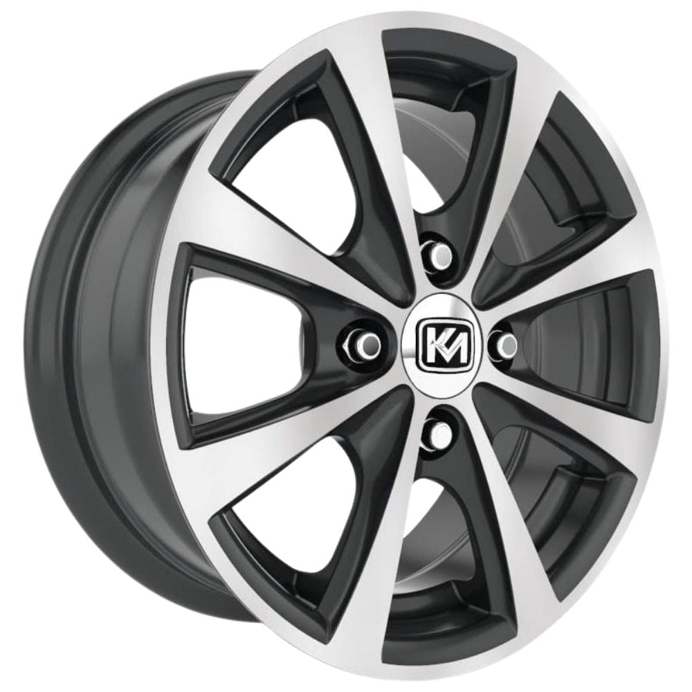 Kormetal 13 inç 4*100 ET28 Parlak Siyah Jant Takımı (J-6055)