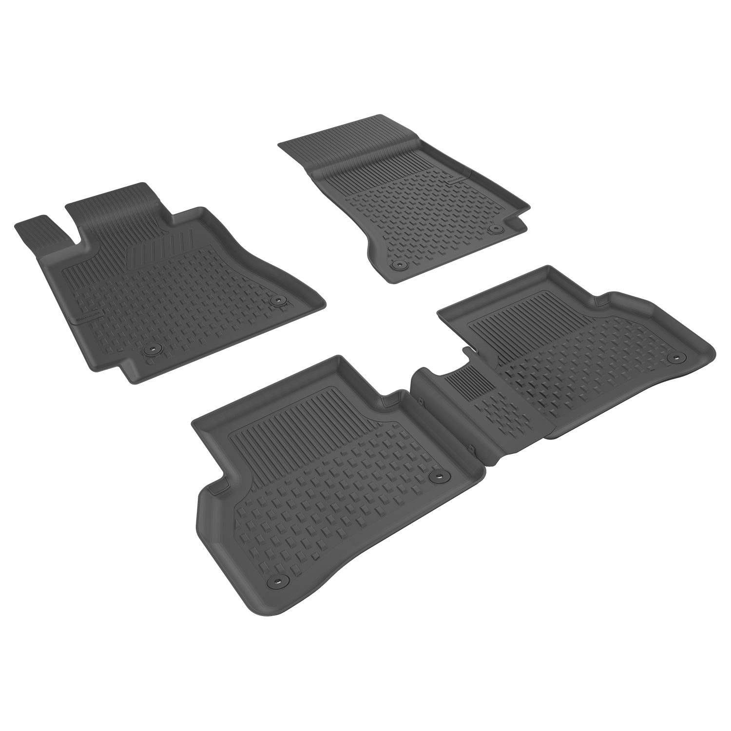 Sahler Mercedes C Serisi 2014-2021 Uyumlu 4.5D Havuzlu Siyah Oto Paspas Takımı - KolayOto