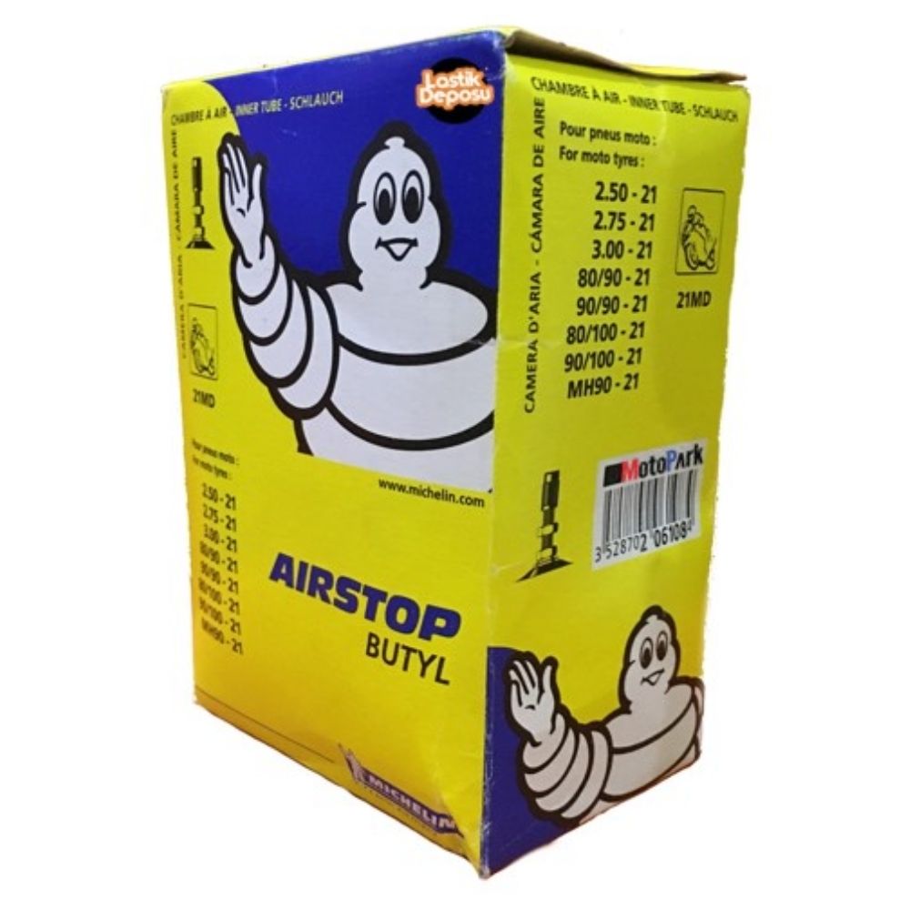 Michelin Airstop 21 MD 2.50-21 Düz Supaplı İç Lastik