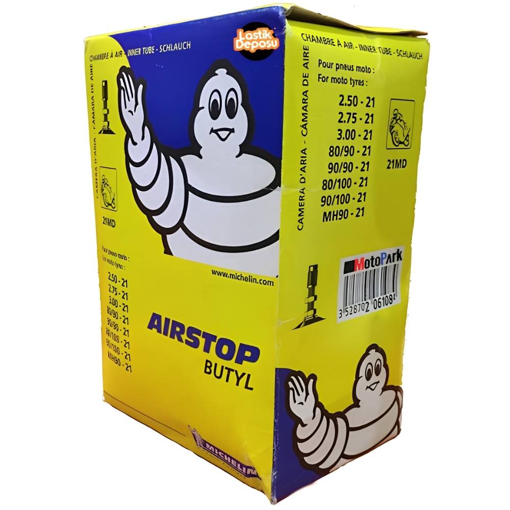 Michelin Airstop 18 MG 120/90-18 Innner Tube Valve İç Lastik