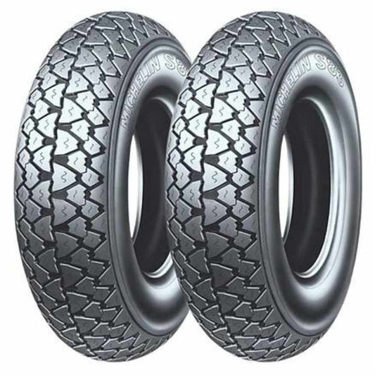 Michelin S83 Kuba Gree 08 3.00-10 ve 3.00-10 Motosiklet Ön-Arka Takım Lastiği