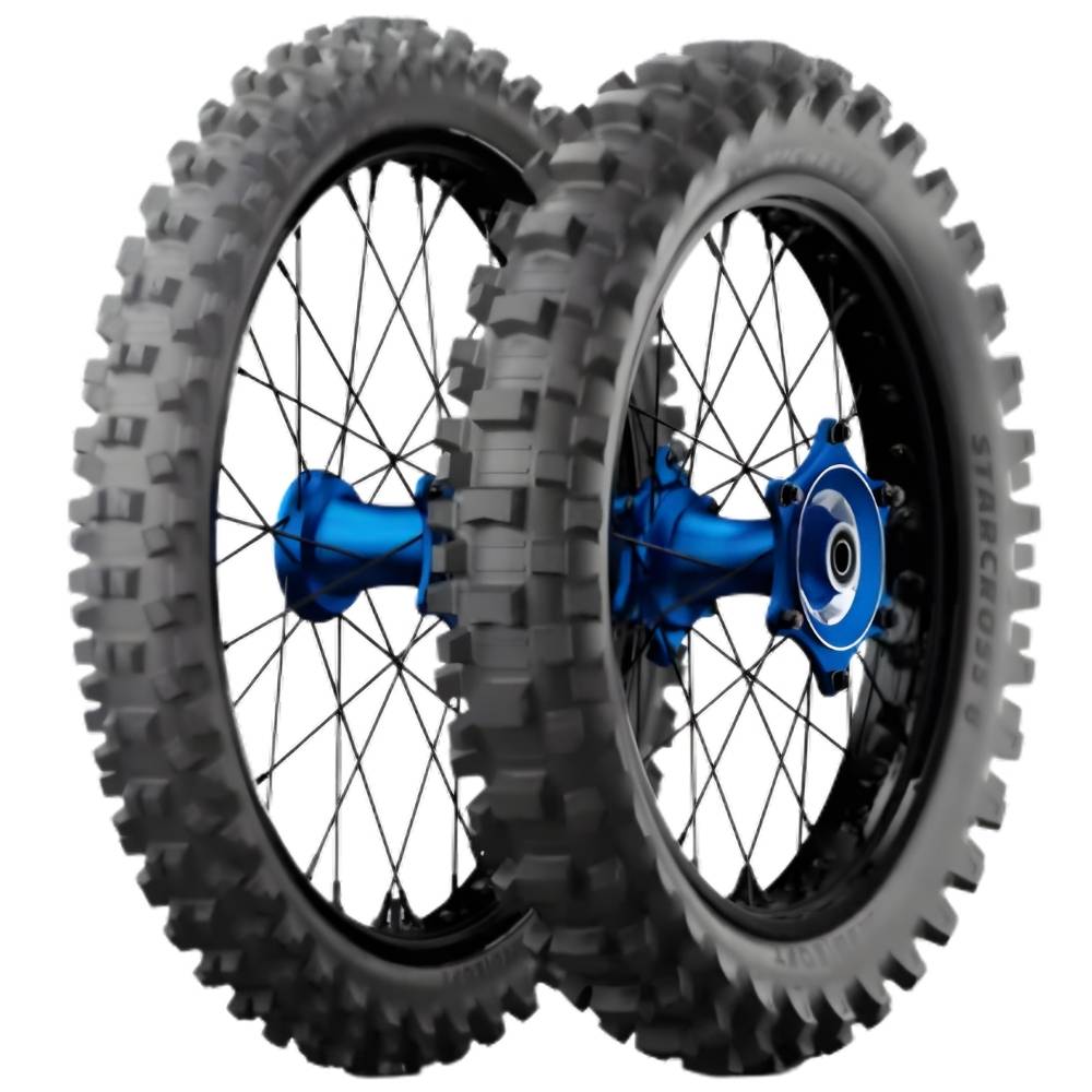 Michelin StarCross 6 Medium Soft 80/100-21 ve 120/80-19 Motosiklet Ön-Arka Takım Lastiği