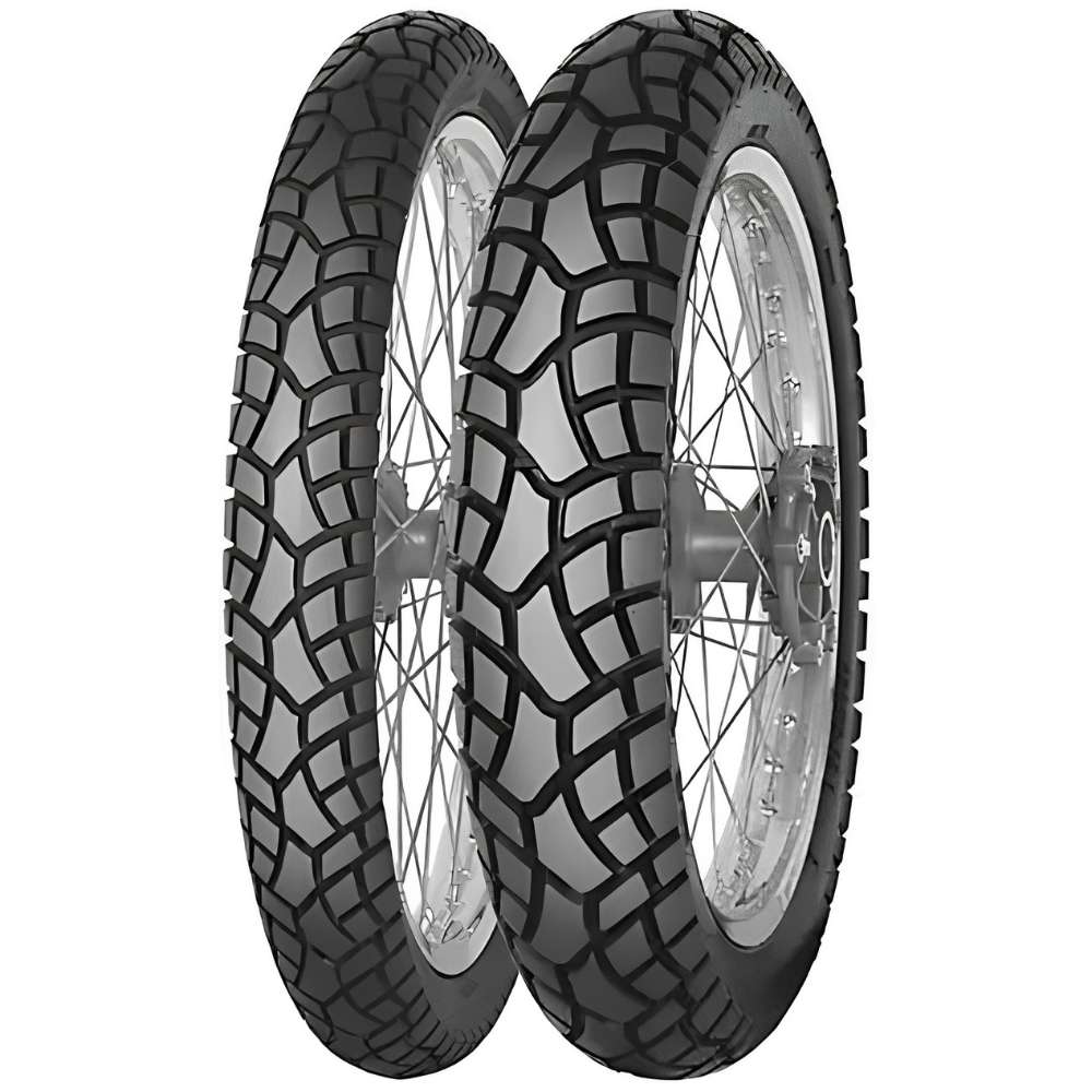 Mitas MC-24 90/90-21 ve 120/80-18 Motosiklet Ön-Arka Takım Lastiği
