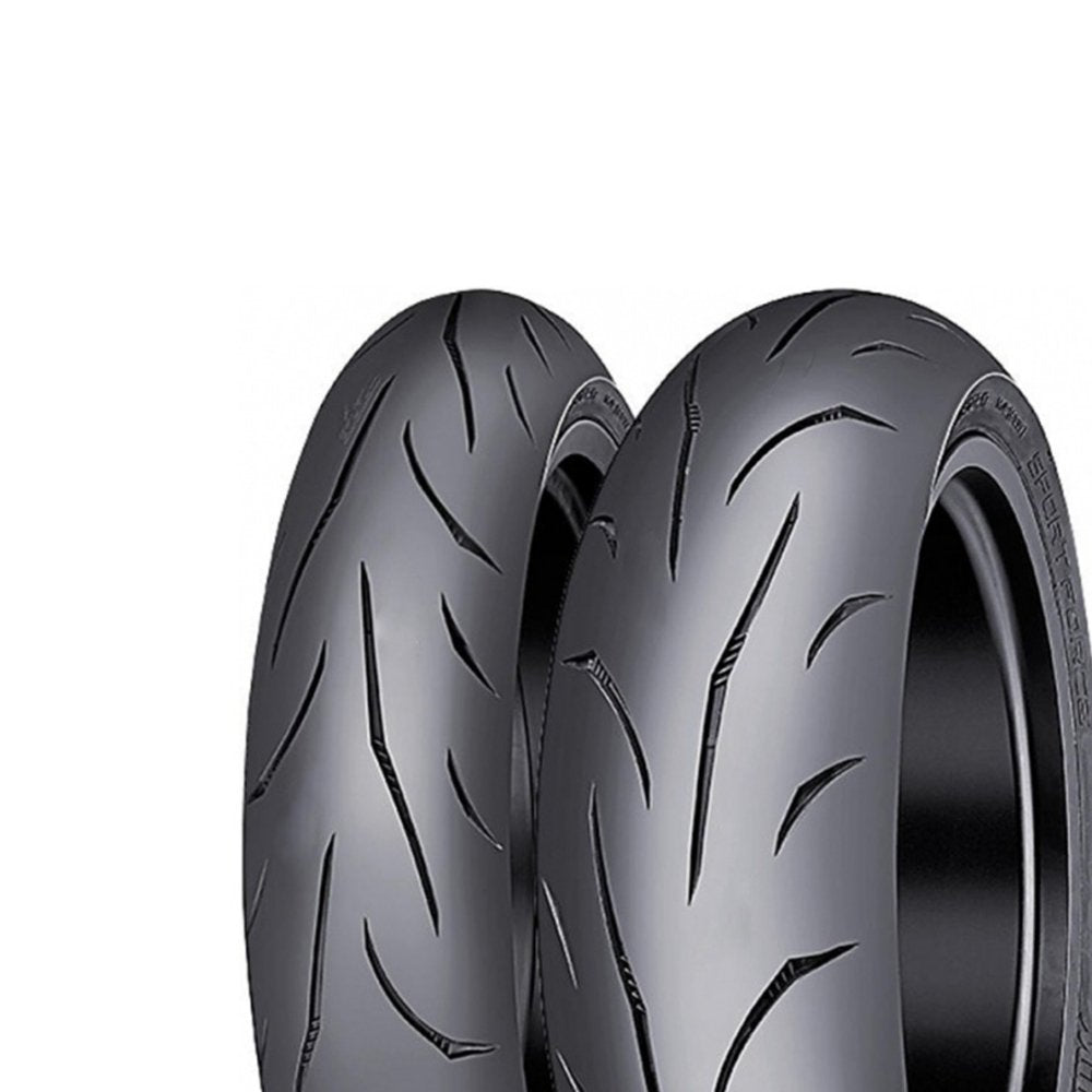 Mitas Sport Force Plus 120/70ZR17 ve 200/55ZR17 Motosiklet Ön-Arka Takım Lastiği