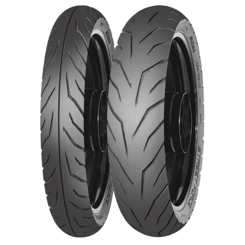 Mitas Street Force 100/80-17 ve 130/70-17 Motosiklet Ön-Arka Takım Lastiği