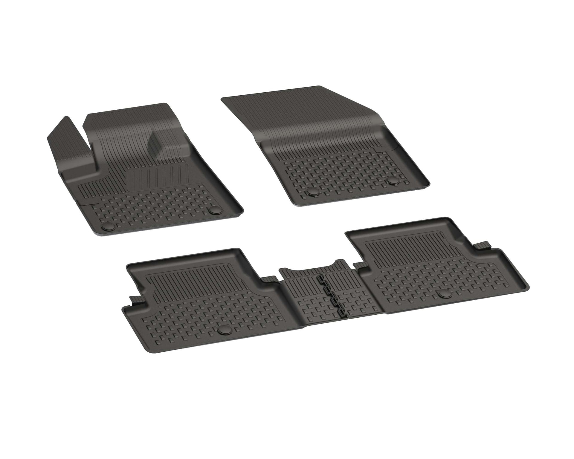 Sahler Peugeot 3008 2016-2024 Uyumlu 4.5D Havuzlu Siyah Oto Paspas Takımı - KolayOto