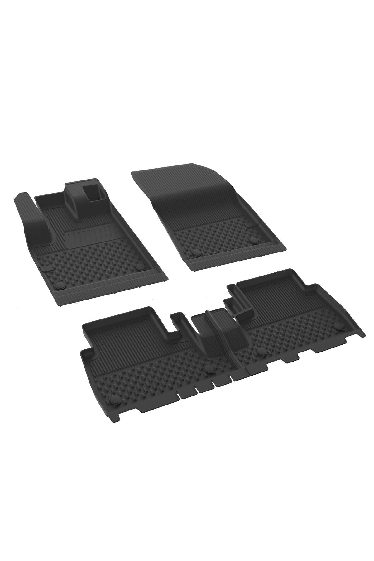 Sahler Peugeot Rifter 2019+ Uyumlu 4.5D Havuzlu Siyah Oto Paspas Takımı - KolayOto