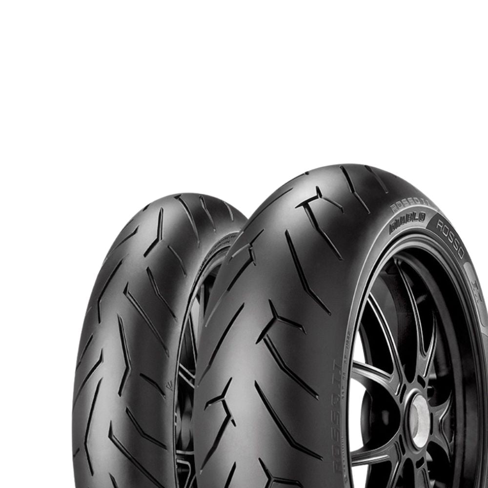 Pirelli Diablo Rosso II 100/80R17 ve 130/70R17 Motosiklet Ön-Arka Takım Lastiği