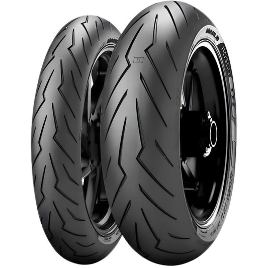 Pirelli Diablo Rosso III Corsa Aprilia Shiver 750 120/70ZR17 ve 180/55ZR17 Motosiklet Ön-Arka Takım Lastiği