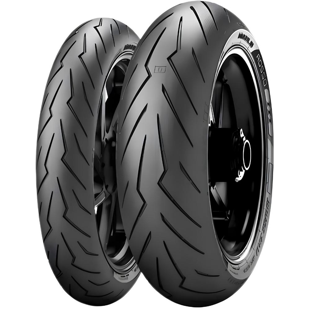 Pirelli Diablo Rosso III Corsa Aprilia Shiver 750 120/70ZR17 ve 180/55ZR17 Motosiklet Ön-Arka Takım Lastiği