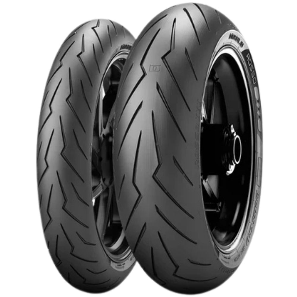 Pirelli Diablo Rosso III 120/70ZR17 ve 240/45ZR17 Motosiklet Ön-Arka Takım Lastiği