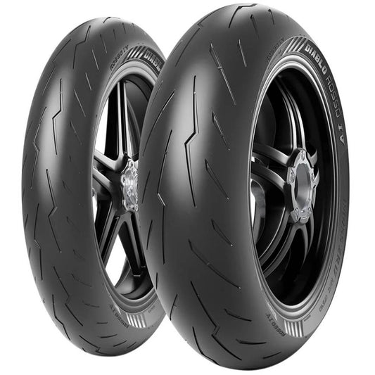 Pirelli Diablo Rosso IV 120/70ZR17 ve 190/55ZR17 Motosiklet Ön-Arka Takım Lastiği