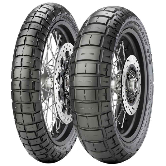 Pirelli Scorpion Rally STR 120/70R17 58H ve 160/60R15 67H M+S Motosiklet Takım Lastiği