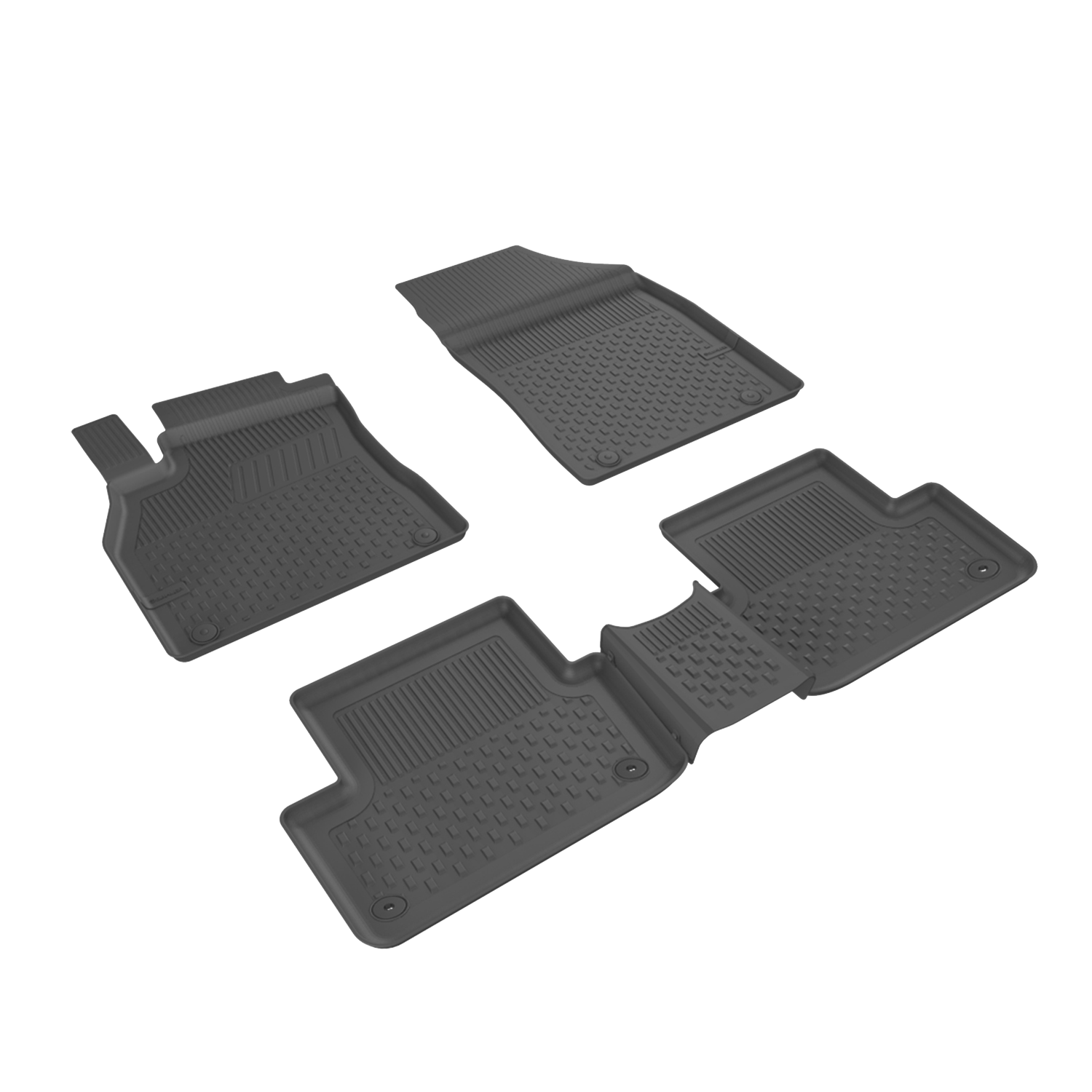 Sahler Renault Laguna 2 2001-2007 Uyumlu 4.5D Havuzlu Siyah Oto Paspas Takımı - KolayOto