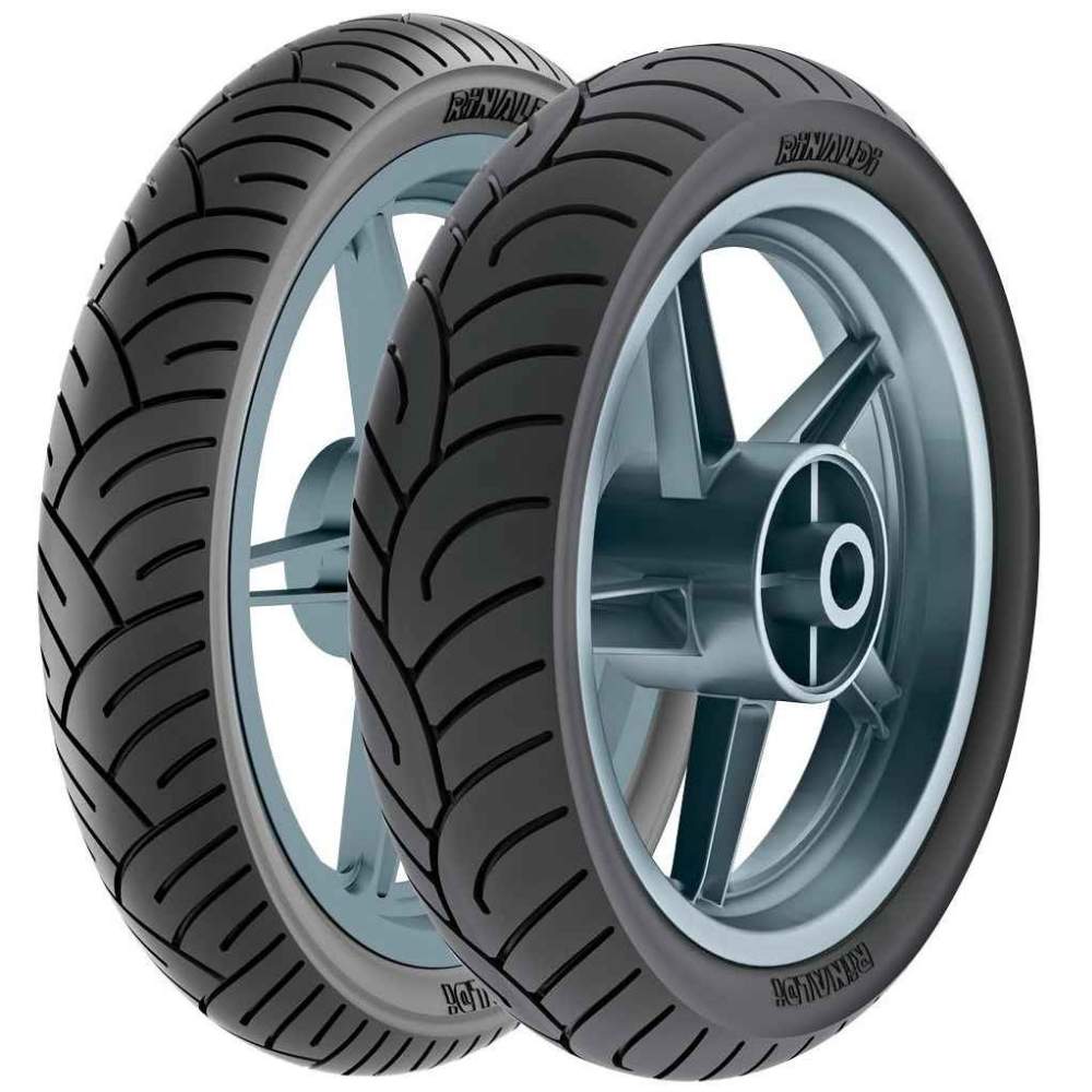 Rinaldi HB37 Yamaha Cygnus L 100/90-10 ve 100/90-10 Motosiklet Ön-Arka Takım Lastiği