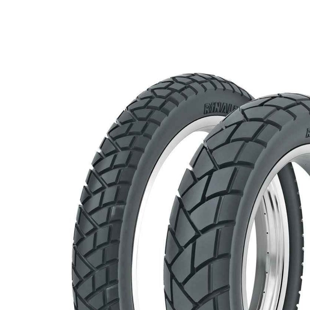 Rinaldi R34 90/90-21 ve 120/80-18 Motosiklet Ön-Arka Takım Lastiği