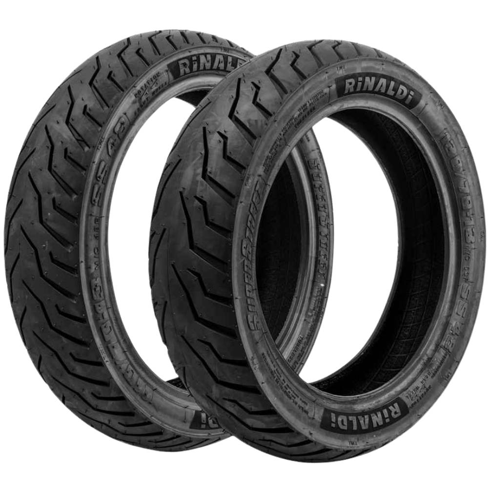 Rinaldi SS48 2.75-18 ve 90/90-18 Motosiklet Ön-Arka Takım Lastiği