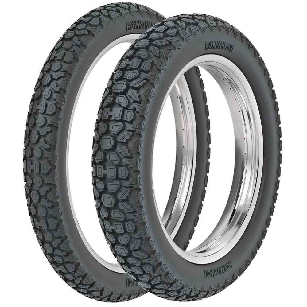 Rinaldi WH21 2.75-21 ve 4.60-17 Motosiklet Ön-Arka Takım Lastiği