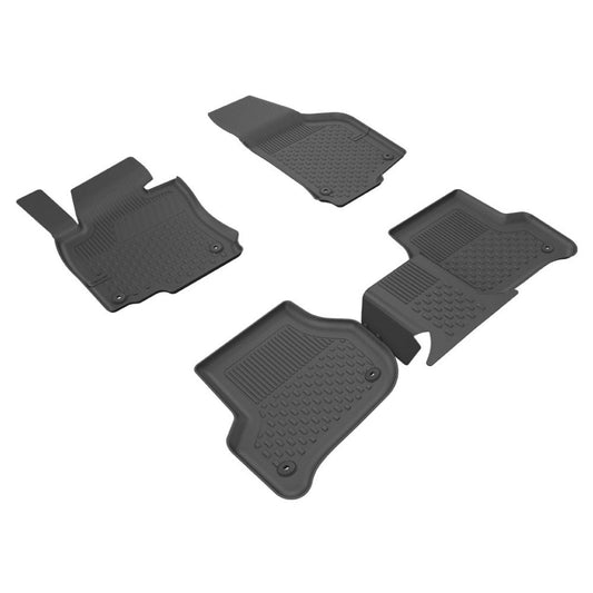 Sahler Volkswagen Golf 6 2008-2012 /Golf 5/Jetta 2005-2010/Scirocco Uyumlu 4.5D Havuzlu Siyah Oto Paspas Takımı