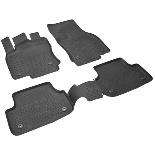 Sahler Seat Ateca 2017+ /Cupra Ateca Uyumlu 4.5D Havuzlu Siyah Oto Paspas Takımı