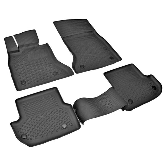 Sahler BMW 3 Serisi (F30) 2012-2019/1 Seri (F20-F21)/4 Seri (F36)/3 Seri (E36) Uyumlu 4.5D Havuzlu Siyah Oto Paspas Takımı