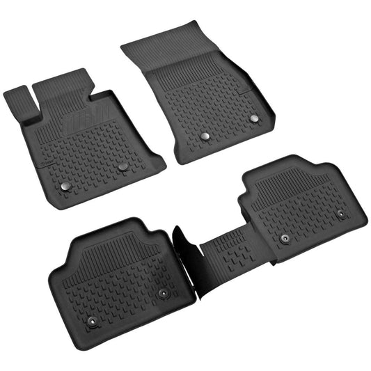 Sahler BMW 3 Serisi (E46) 1998-2005/4 Seri (F32)/2 Seri (F22-F23) Uyumlu 4.5D Havuzlu Siyah Oto Paspas Takımı