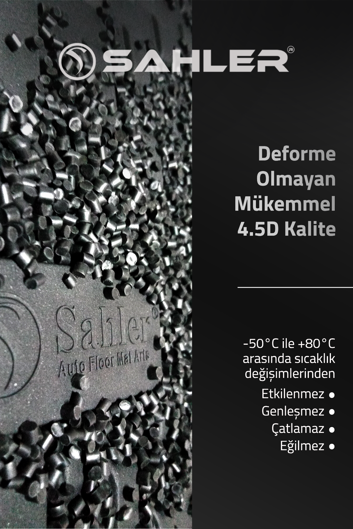 Sahler BMW 5 Serisi G60 2023-2025 Uyumlu 4.5D Pro Premium Havuzlu Siyah Oto Paspas Takımı - KolayOto