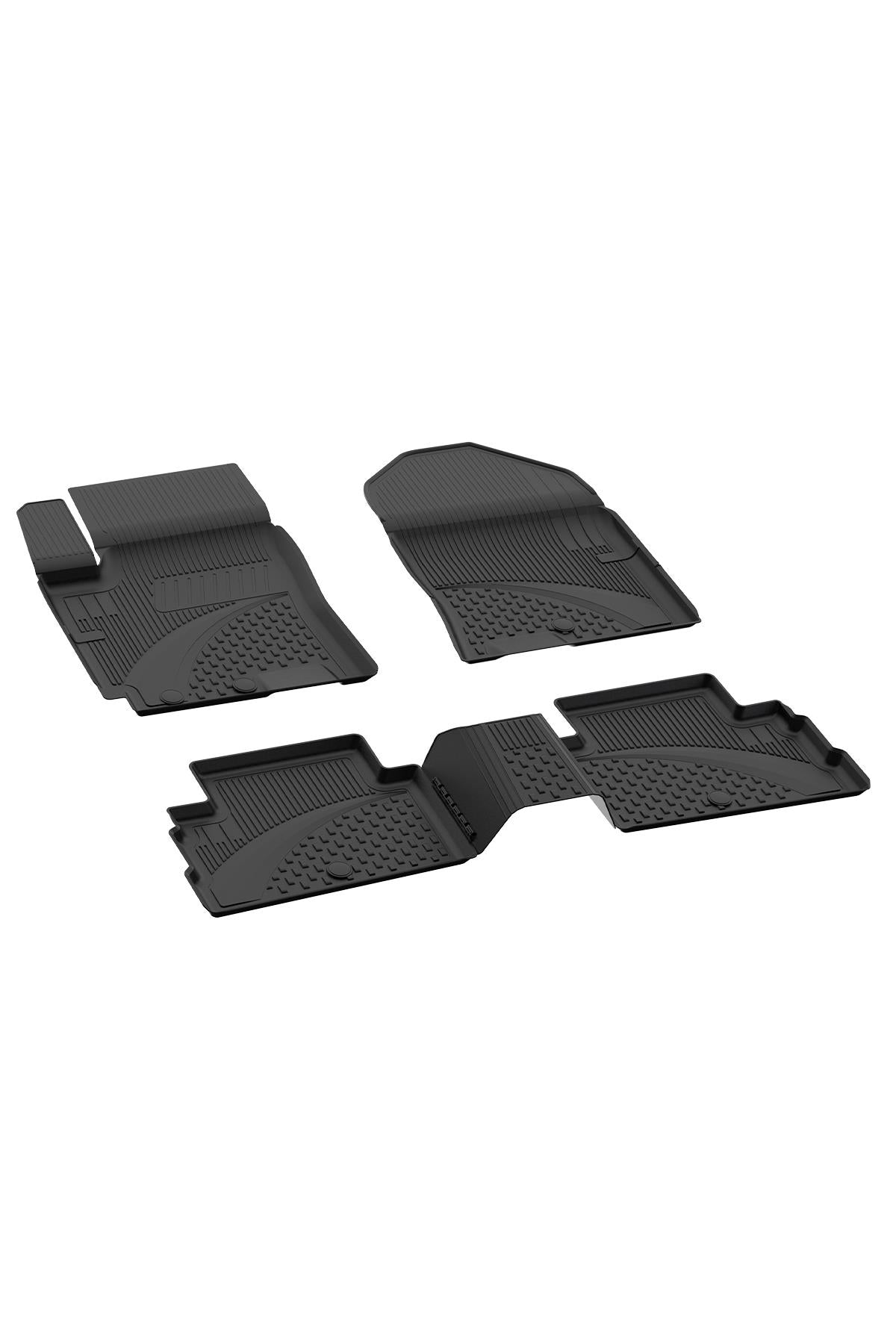 Sahler Hyundai Kona 2017-2023 Uyumlu 4.5D Havuzlu Siyah Oto Paspas Takımı - KolayOto