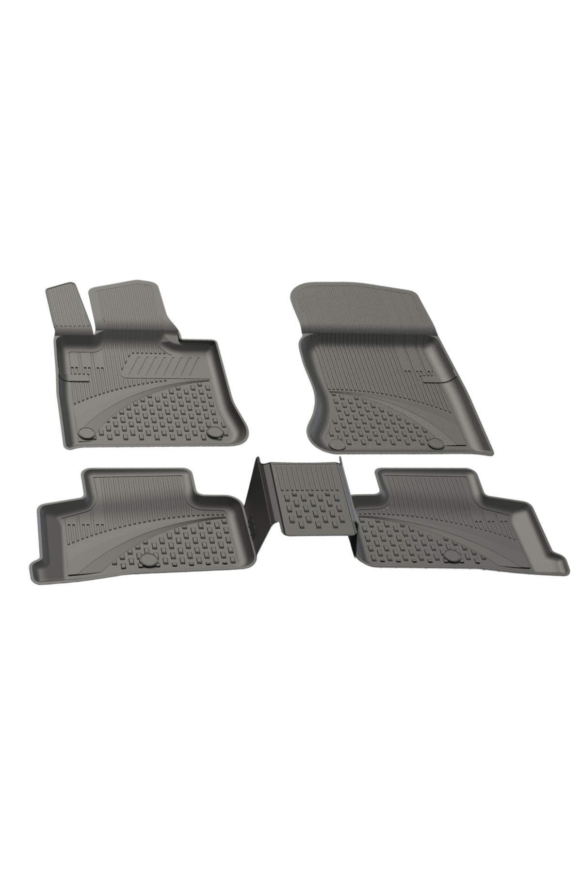 Sahler Mercedes C Serisi GLC X-254 2024+ Uyumlu 4.5D Havuzlu Siyah Oto Paspas Takımı