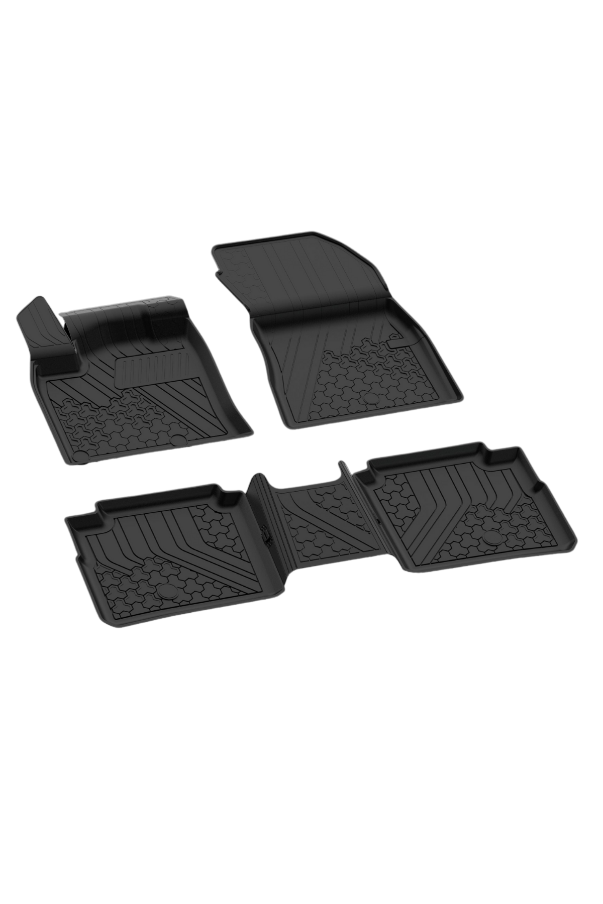 Sahler Nissan X-Trail E-Power 2022+ Uyumlu 4.5D Havuzlu Siyah Oto Paspas Takımı - KolayOto