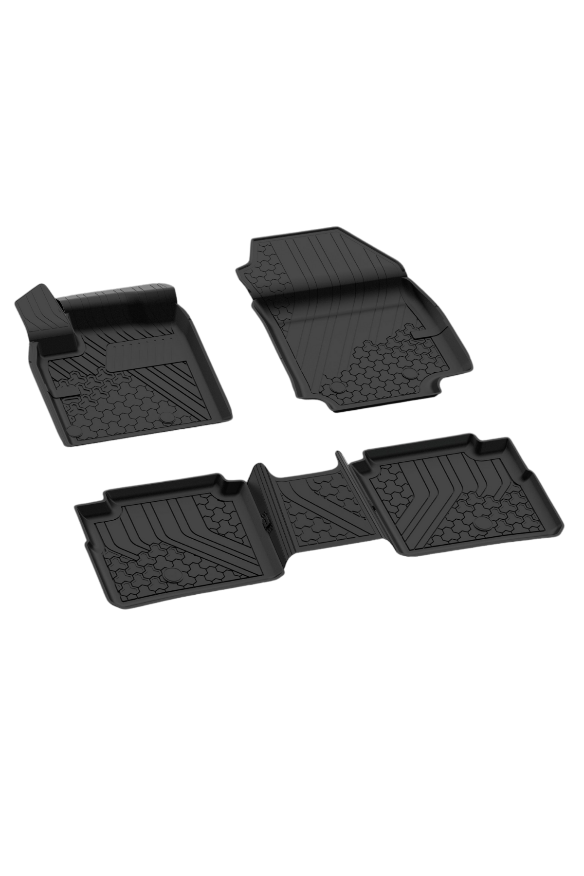 Sahler Nissan X-Trail 2022+ Uyumlu 4.5D Havuzlu Siyah Oto Paspas Takımı - KolayOto