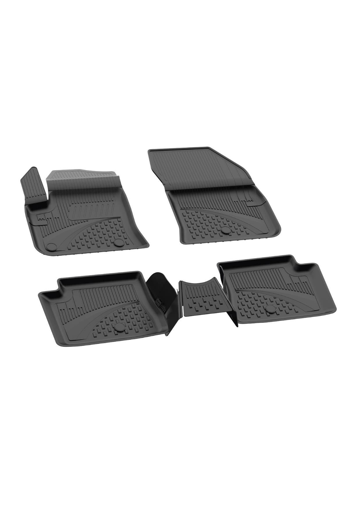 Sahler Opel Mokka B Elektrikli 2021+ Uyumlu 4.5D Havuzlu Siyah Oto Paspas Takımı - KolayOto