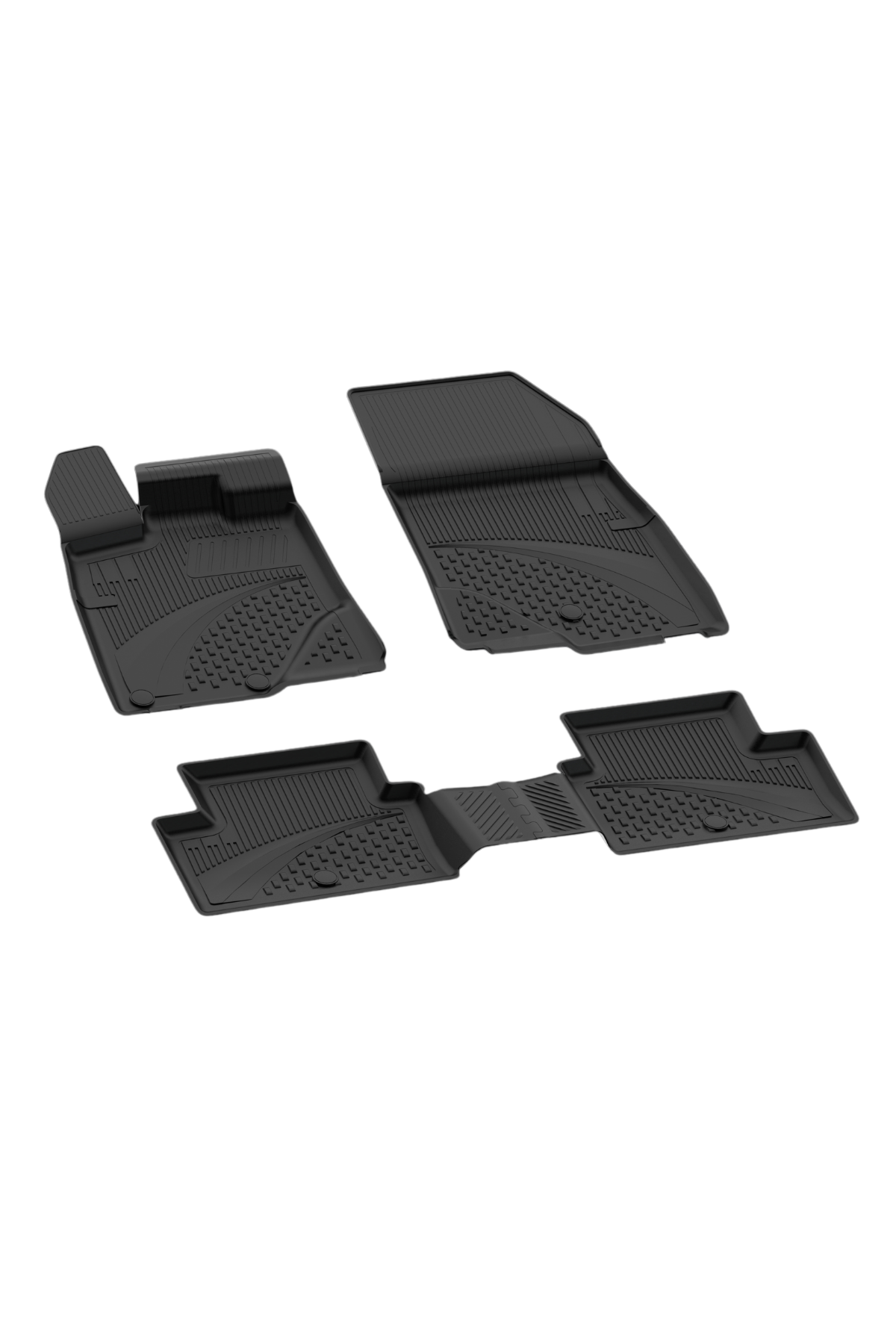 Sahler Peugeot 3008 Hybrid 2024+ Uyumlu 4.5D Premium Havuzlu Siyah Oto Paspas Takımı - KolayOto