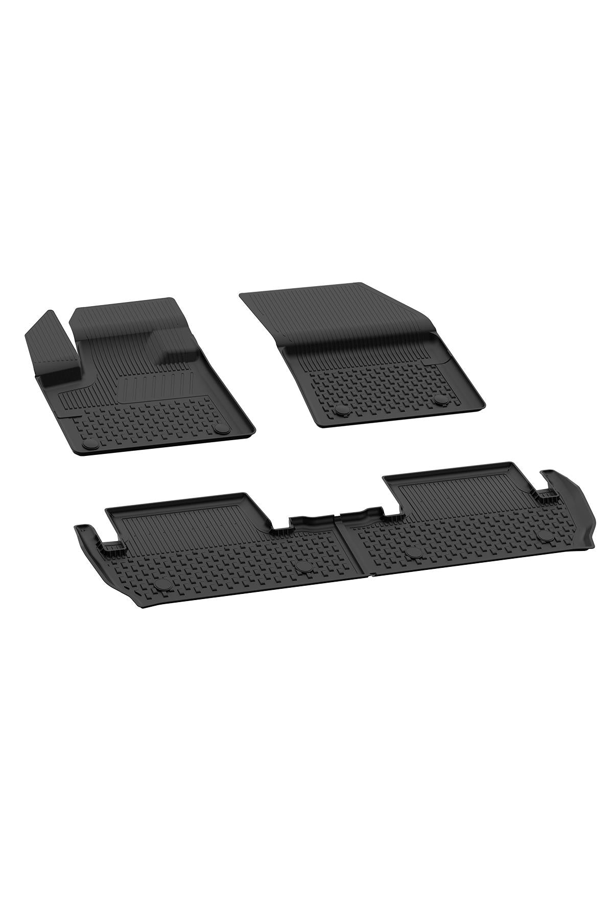 Sahler Peugeot 3008 GTline 2016-2024 Uyumlu 4.5D Havuzlu Siyah Oto Paspas Takımı - KolayOto