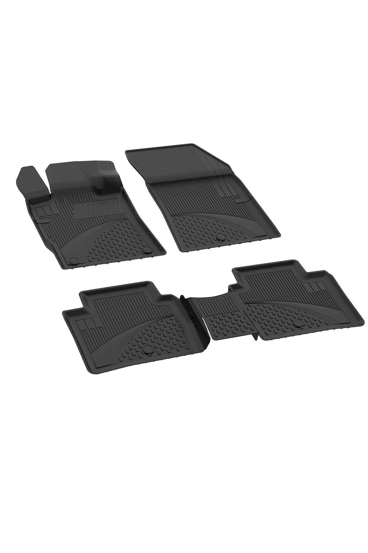 Sahler Peugeot 408 2022+ Uyumlu 4.5D Havuzlu Siyah Oto Paspas Takımı - KolayOto