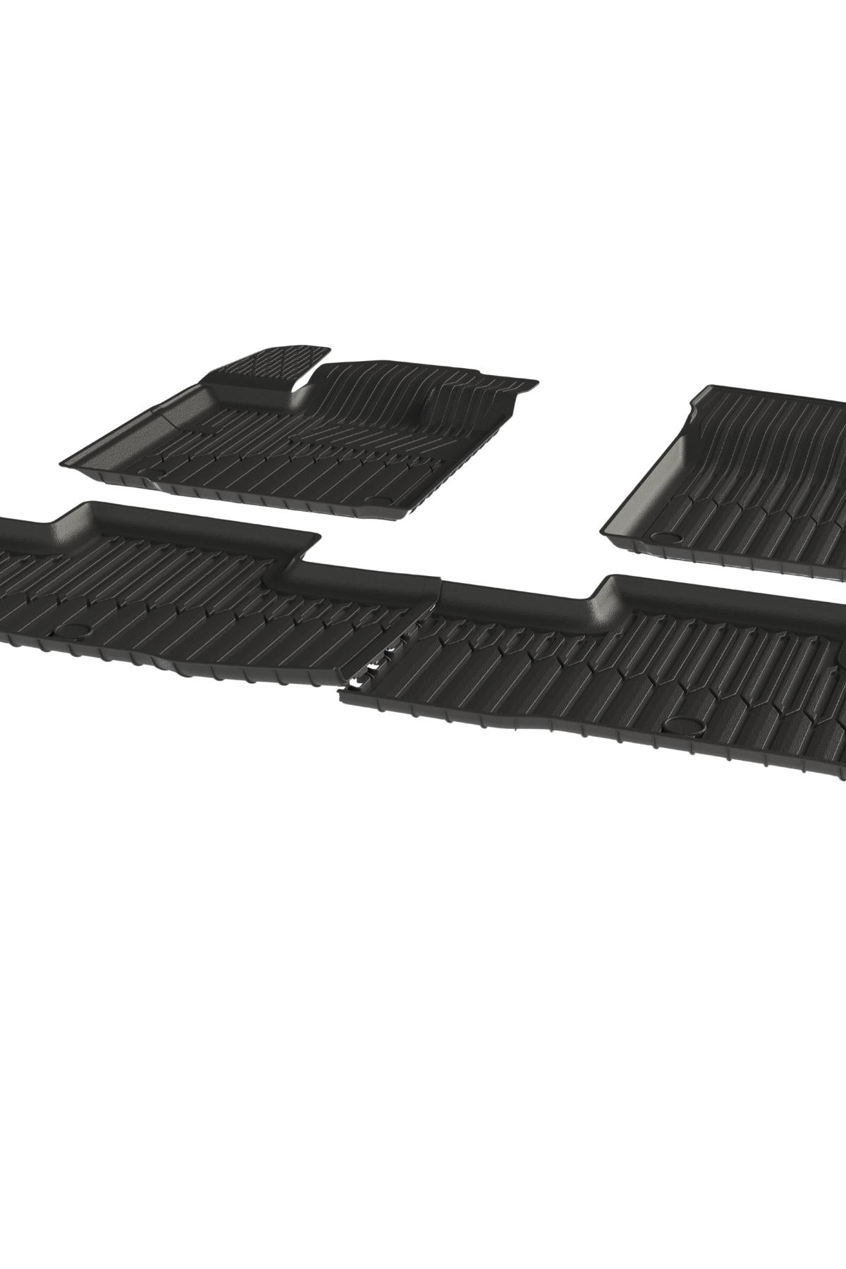 Sahler Togg T10X 2023+ Uyumlu 4.5D Pro Premium Havuzlu Siyah Oto Paspas Takımı - KolayOto