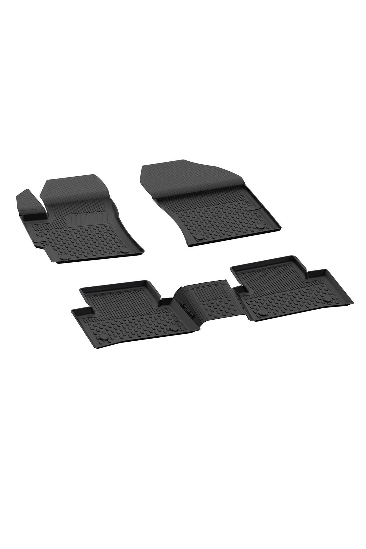 Sahler Toyota Corolla Cross 2022+ Uyumlu 4.5D Havuzlu Siyah Oto Paspas Takımı - KolayOto