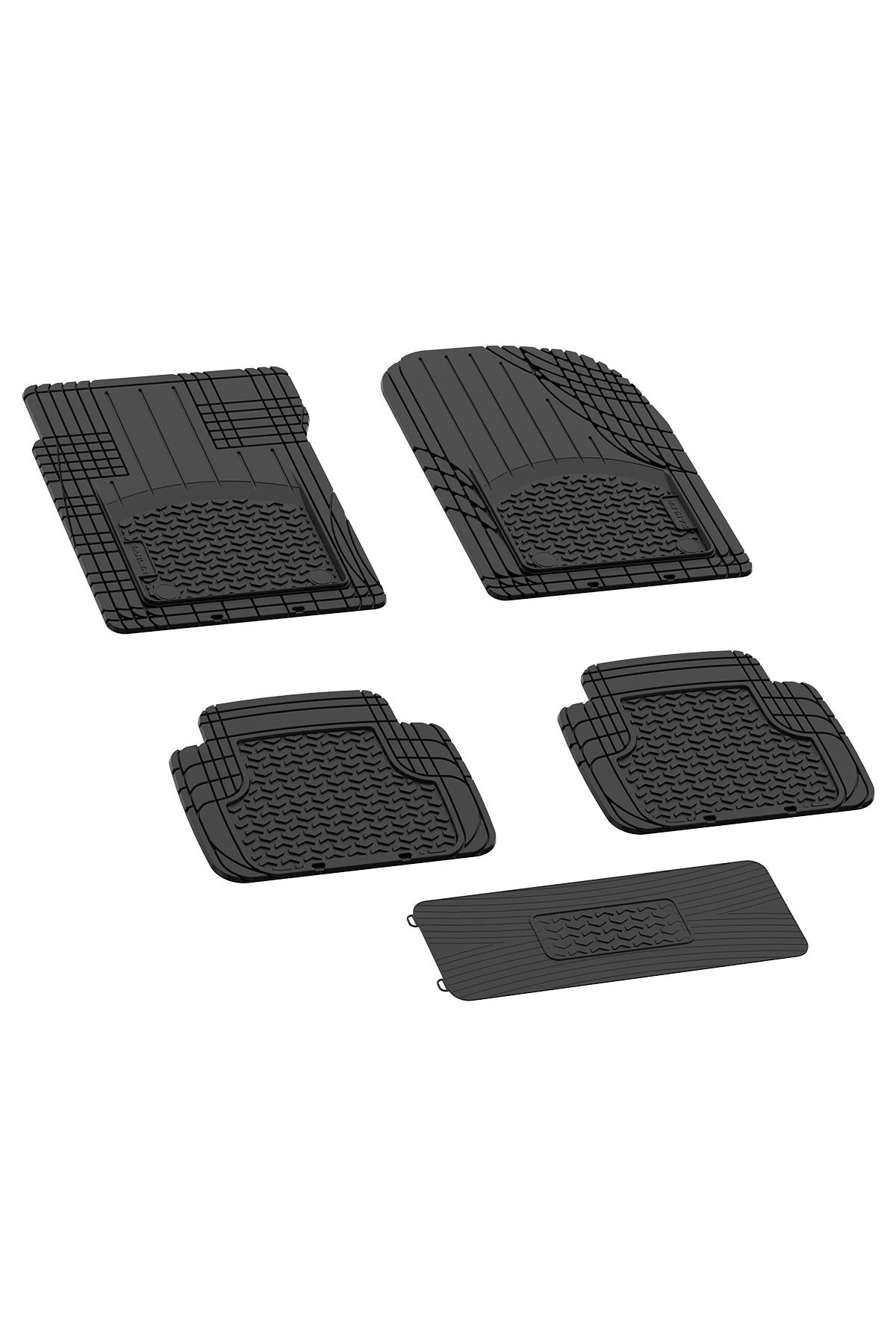 Sahler Universal TPE Oto Paspas Smartfit Siyah Oto Paspas Takımı - KolayOto