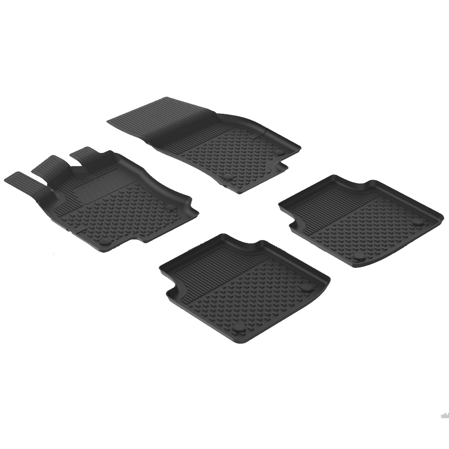 Sahler Skoda Kodiaq 2017-2024 Uyumlu 4.5D Havuzlu Siyah Oto Paspas Takımı - KolayOto