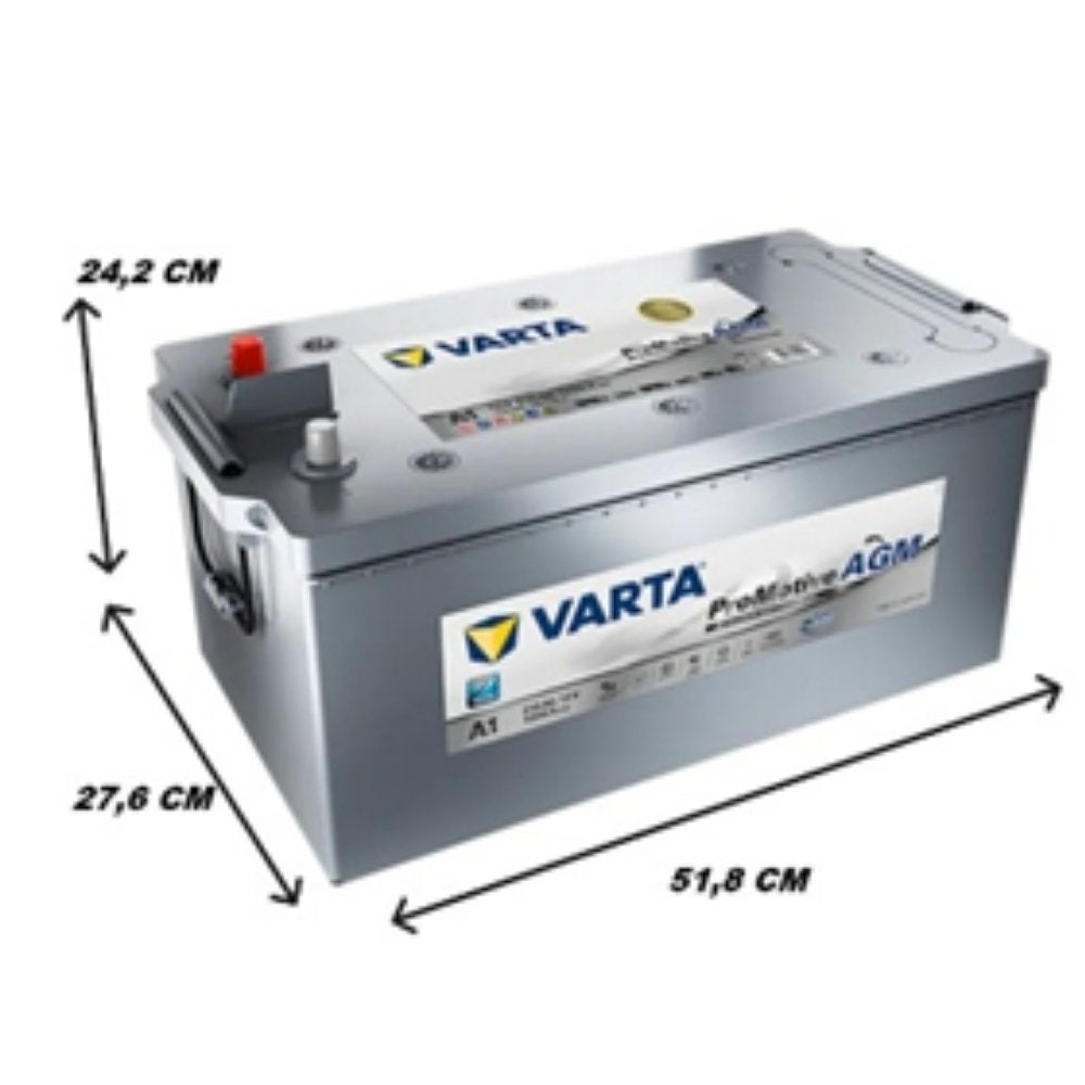 Varta Promotive Marin AGM Start-Stop 12V 210 Ah 1200A (EN) A1 Akü Modelleri