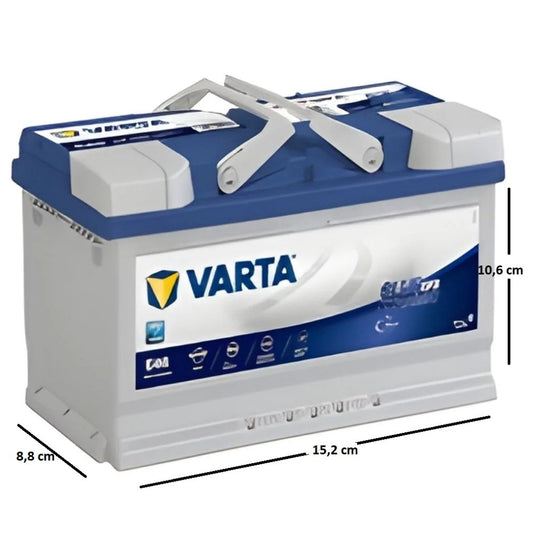 Varta Blue Dynamic E46 EFB Start-Stop 12V 75 Ah 730CCA Akü Modelleri