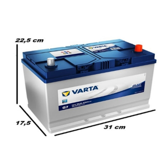 Varta Blue Dynamic G7 12V 95 Ah 630A (EN) Akü Modelleri
