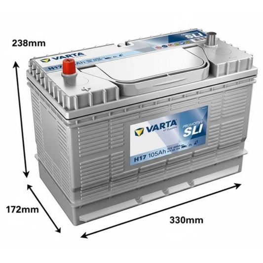 Varta Promotive Black H17 12V 105 Ah 800CCA Akü Modelleri