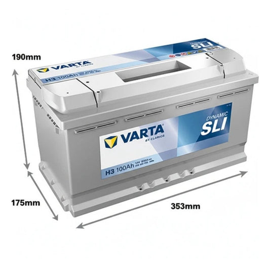 Varta Silver Dynamic H3 12V 100 Ah Akü Modelleri