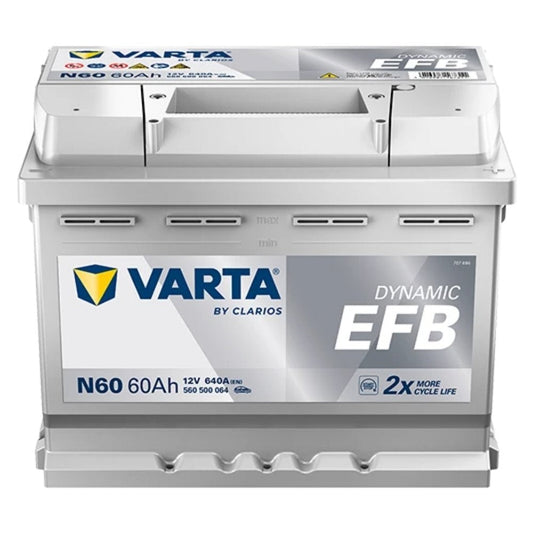 Varta Blue Dynamic N60 EFB Start-Stop 12V 60 Ah 640A Akü