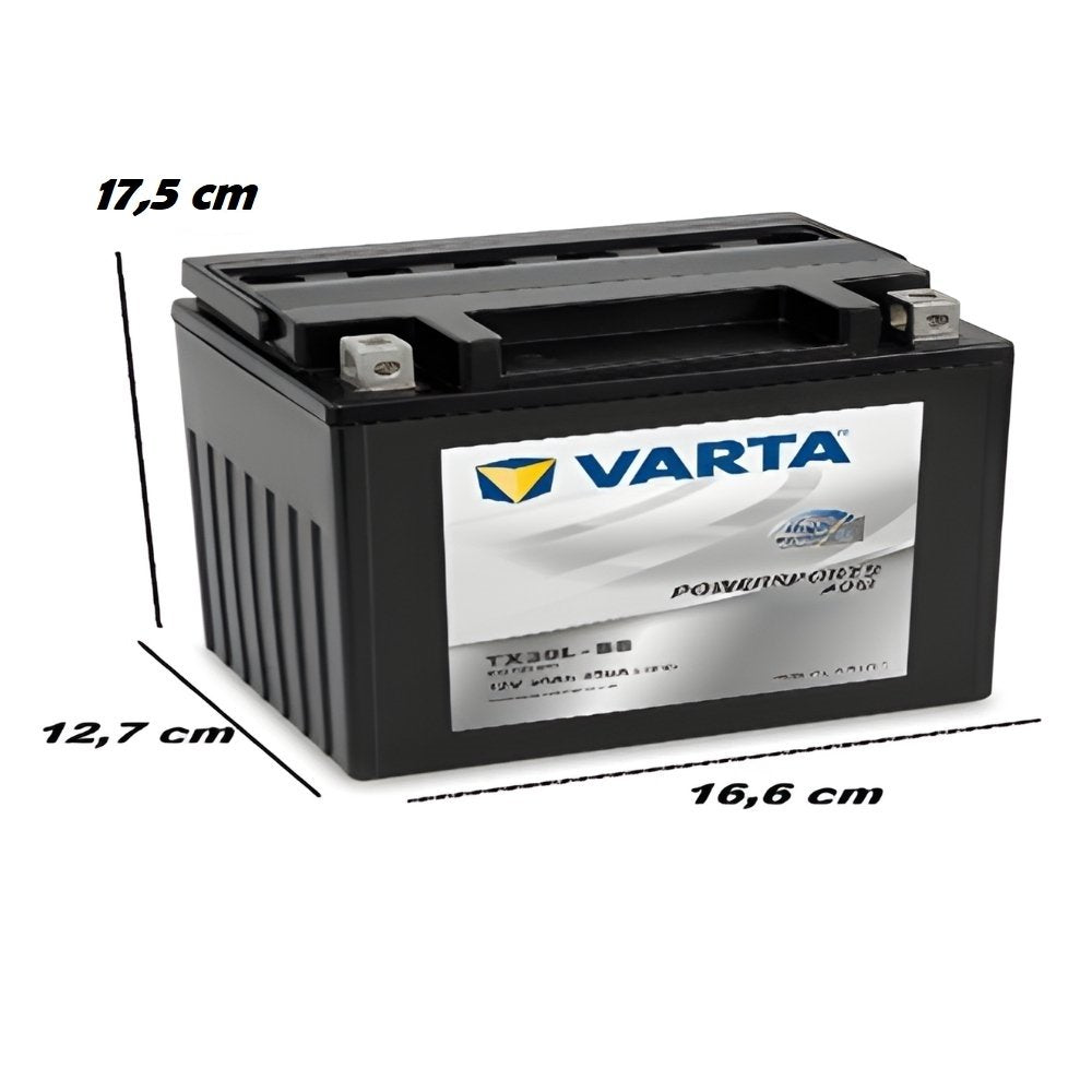 Varta Powersports YTX30L-BS AGM Start-Stop 12V 30 Ah 450CCA Motosiklet Aküsü Modelleri