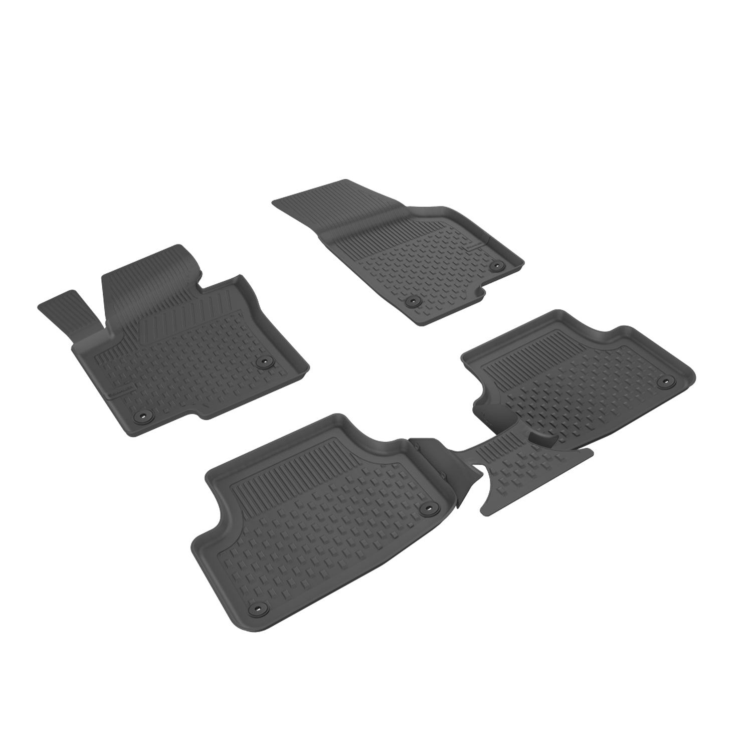 Sahler Volkswagen Jetta 2011-2019 Uyumlu 4.5D Havuzlu Siyah Oto Paspas Takımı - KolayOto